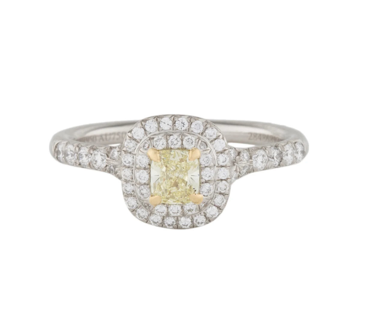 Tiffany & Co Fancy Yellow Diamond Soleste Collection Ring – All The Best  Vintage