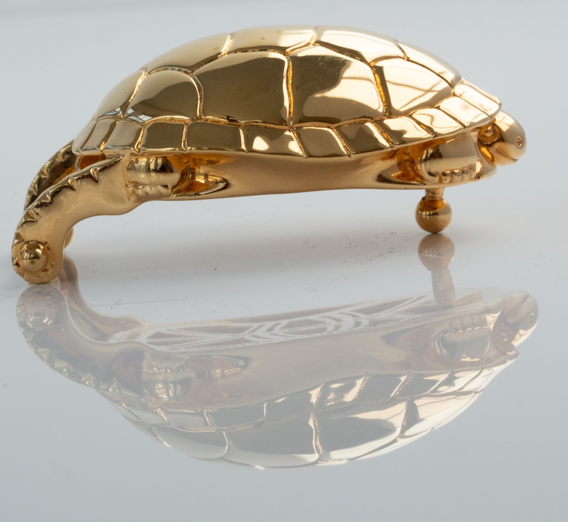 Kieselstein Cord Art Bronze Turtle Buckle - Pristine - Premium Belt Buckle from All The Best Vintage - Just $895! Shop now at All The Best Vintage