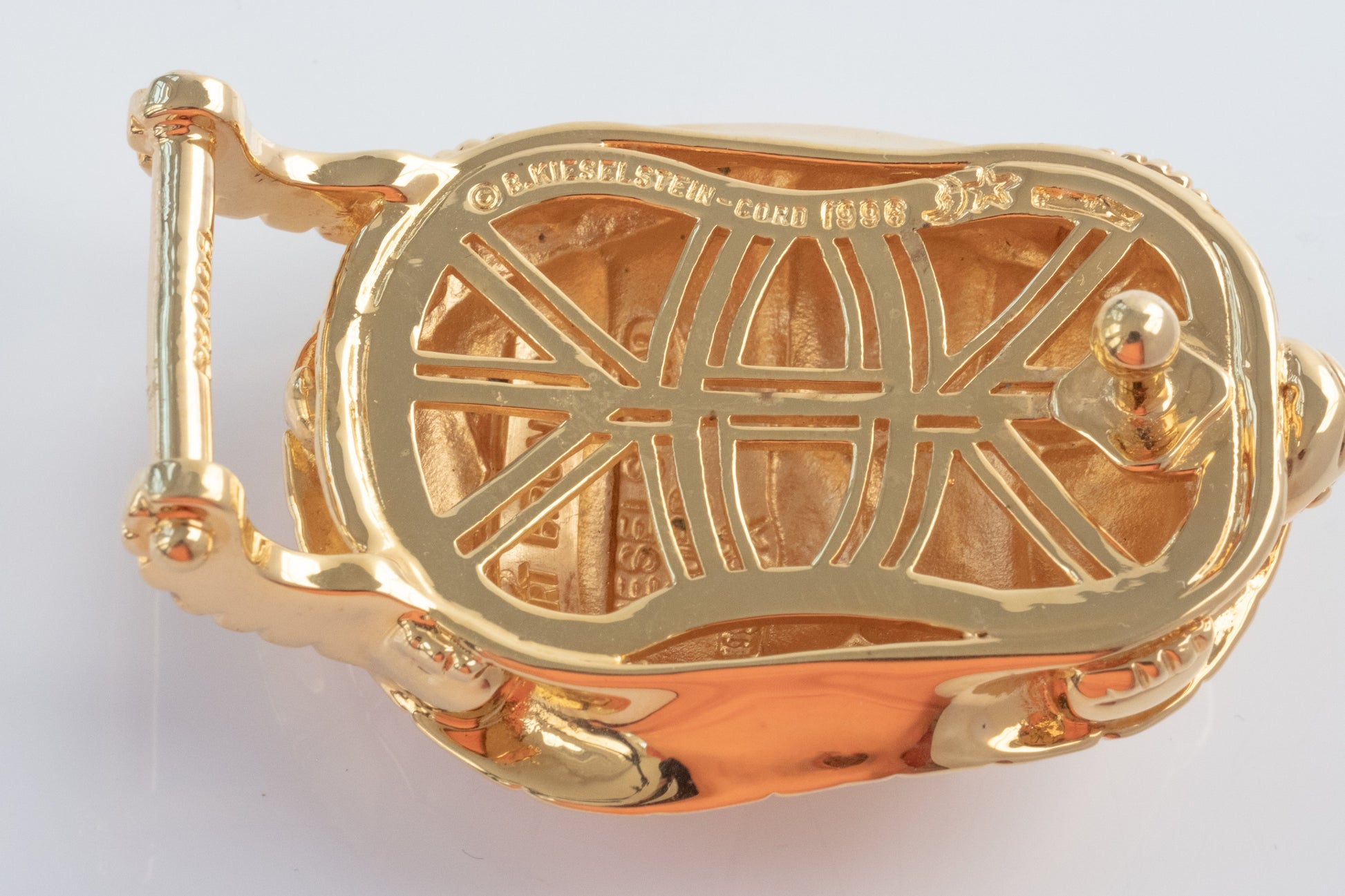 Kieselstein Cord Art Bronze Turtle Buckle - Pristine - Premium Belt Buckle from All The Best Vintage - Just $895! Shop now at All The Best Vintage