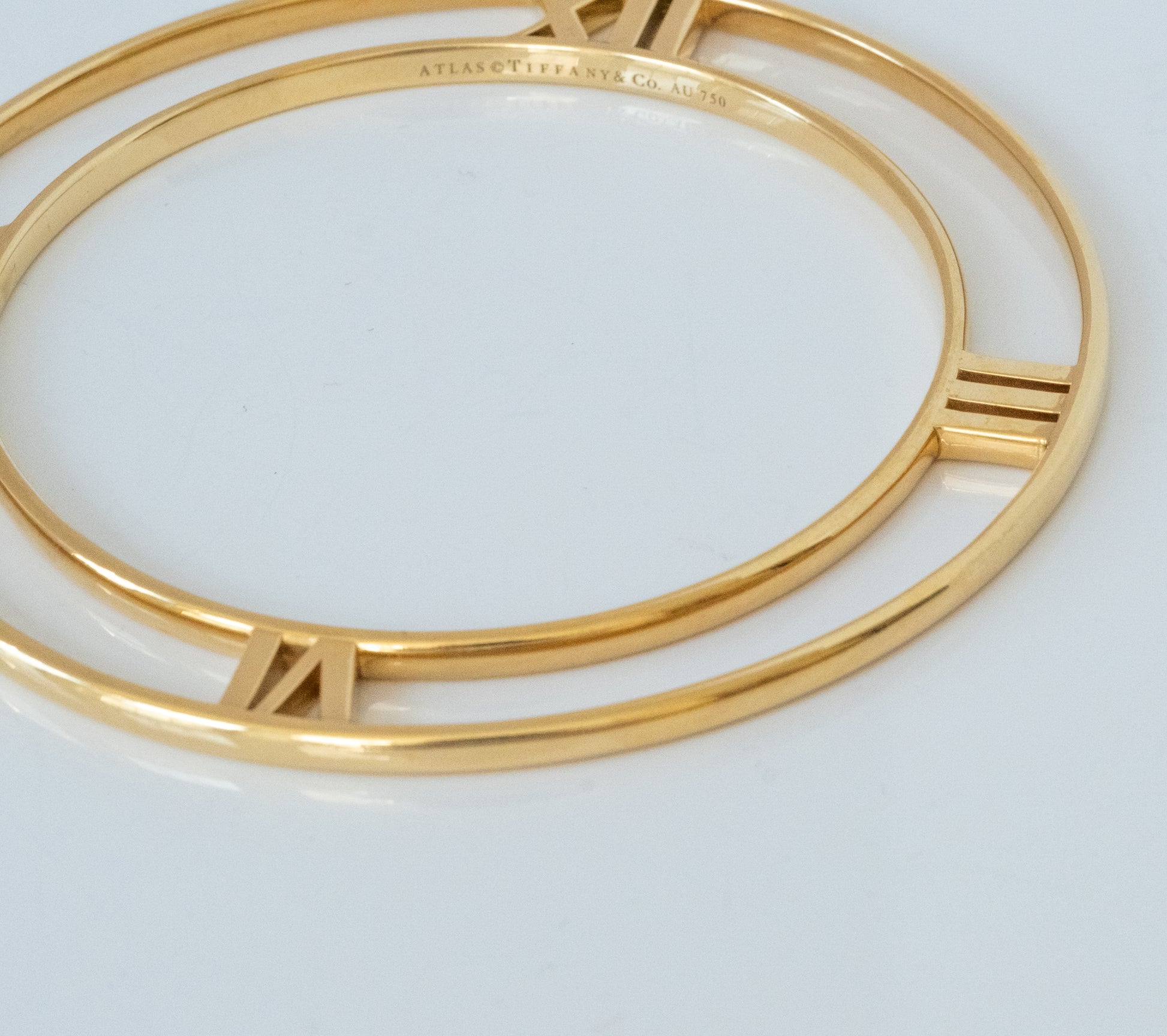 Tiffany & Co 18K Atlas Bangle Bracelet - Premium Bracelet from All The Best Vintage - Just $4695! Shop now at All The Best Vintage