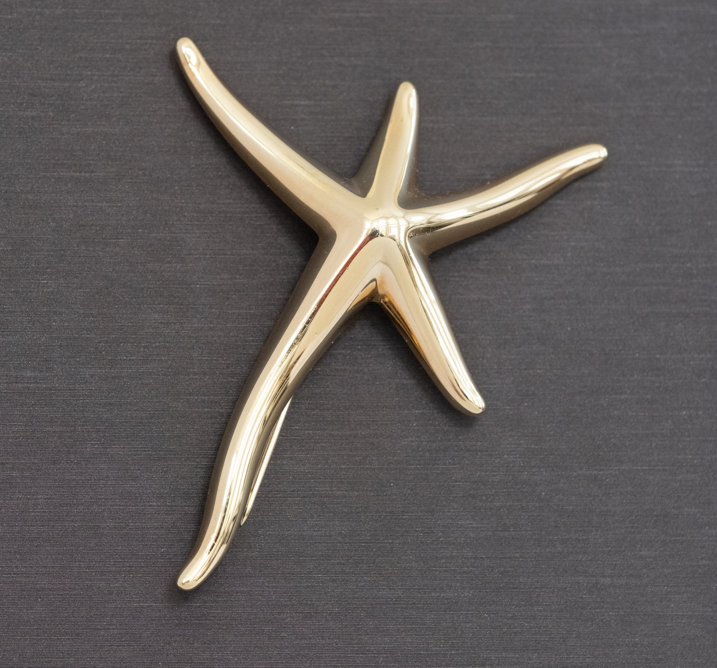 Elsa Peretti for Tiffany & Co large 18K Yellow Gold Starfish Pin - Premium Brooch from All The Best Vintage - Just $4200! Shop now at All The Best Vintage