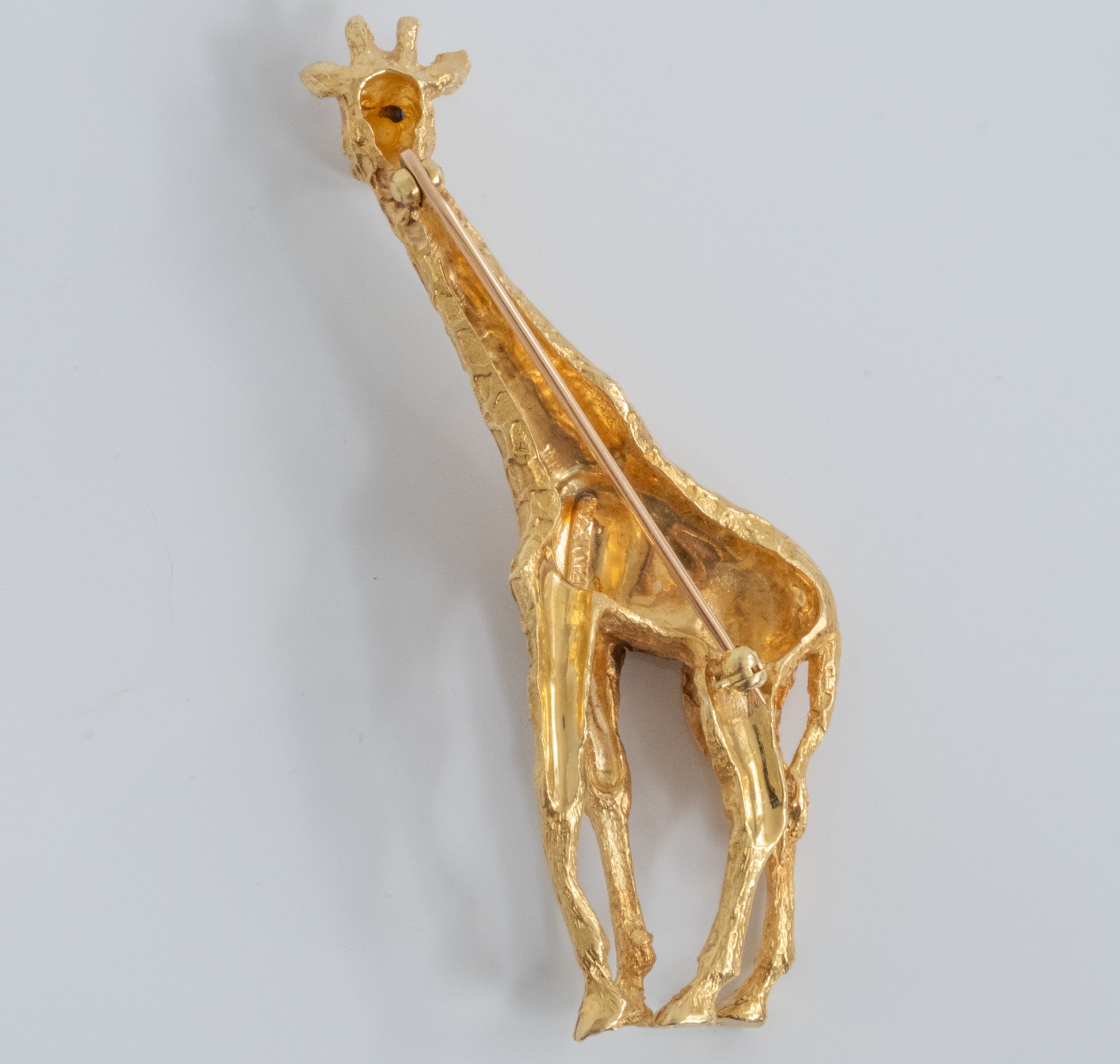 Vintage Tiffany & Co 18K Giraffe Pin - Rare Find - Premium Brooch from All The Best Vintage - Just $5400! Shop now at All The Best Vintage