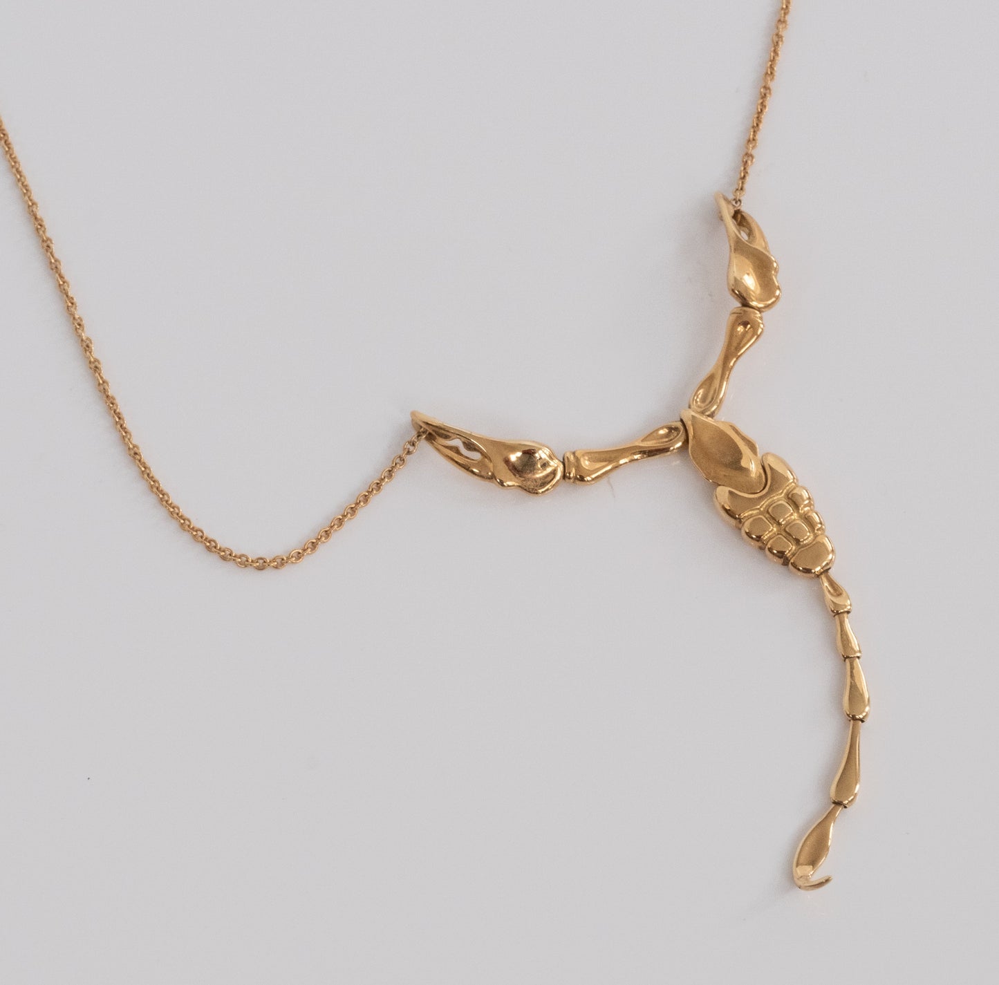 Tiffany & Co 18K Gold Elsa Peretti Scorpion Necklace - Premium necklace from All The Best Vintage - Just $4400! Shop now at All The Best Vintage