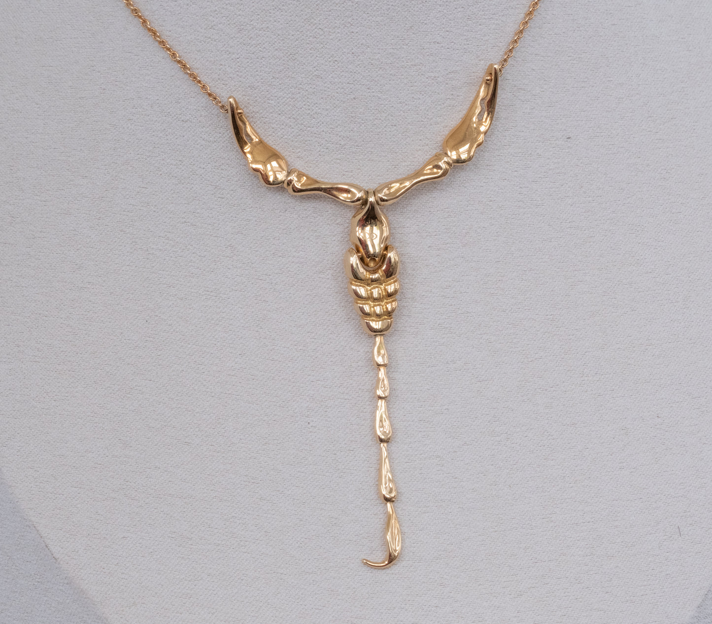 Tiffany & Co 18K Gold Elsa Peretti Scorpion Necklace - Premium necklace from All The Best Vintage - Just $4400! Shop now at All The Best Vintage