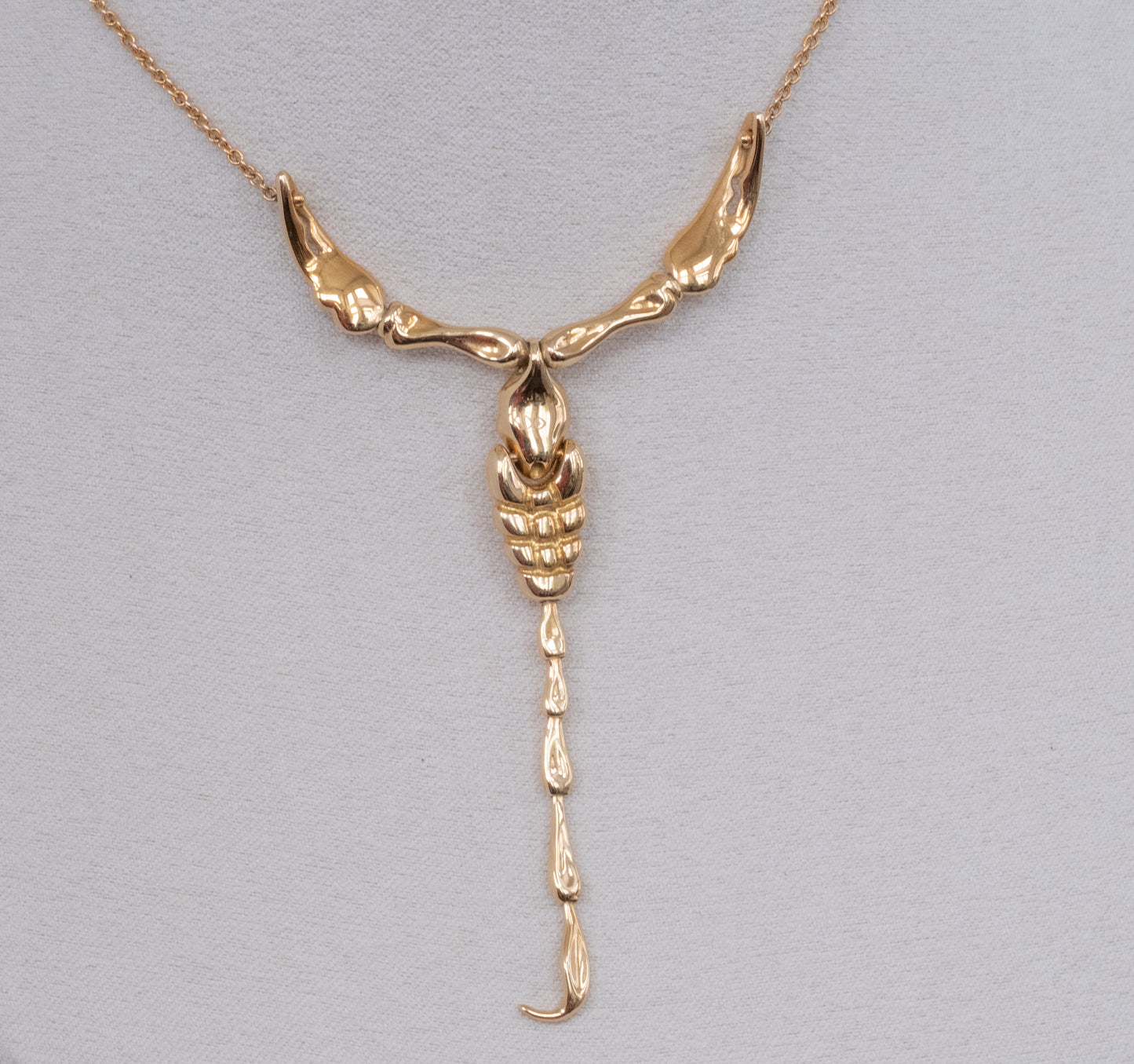 Tiffany & Co 18K Gold Elsa Peretti Scorpion Necklace - Premium necklace from All The Best Vintage - Just $4400! Shop now at All The Best Vintage