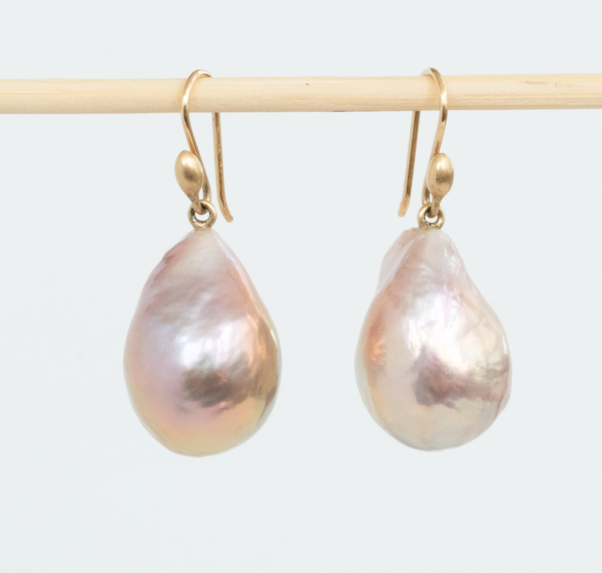 Ted Muehling 14K Large Baroque Pearl Earrings - Premium Earrings from All The Best Vintage - Just $1600! Shop now at All The Best Vintage