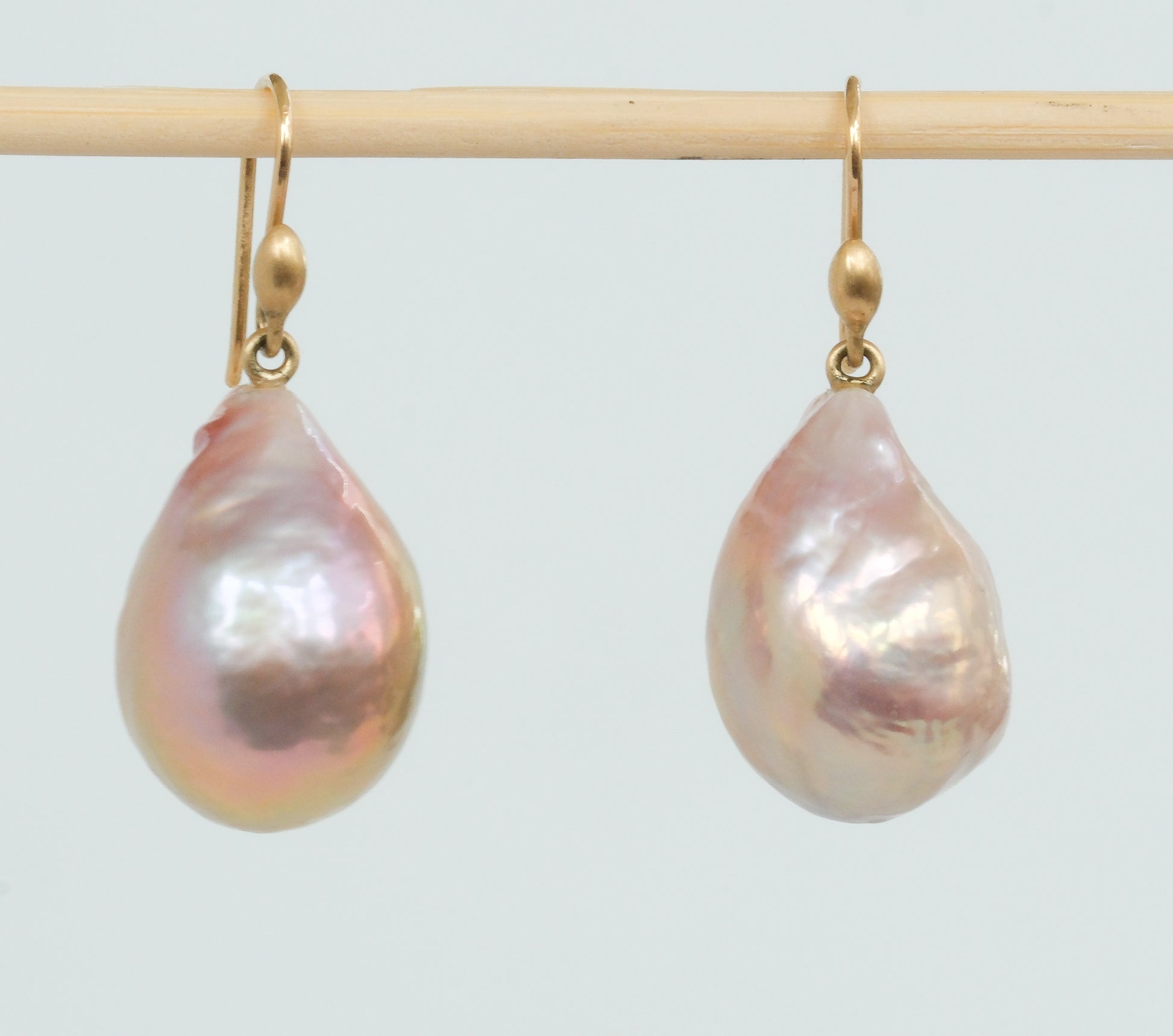 Ted Muehling 14K Large Baroque Pearl Earrings - Premium Earrings from All The Best Vintage - Just $1600! Shop now at All The Best Vintage