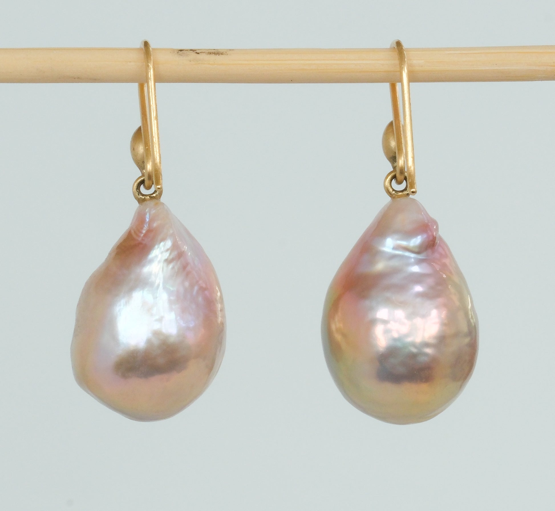 Ted Muehling 14K Large Baroque Pearl Earrings - Premium Earrings from All The Best Vintage - Just $1600! Shop now at All The Best Vintage