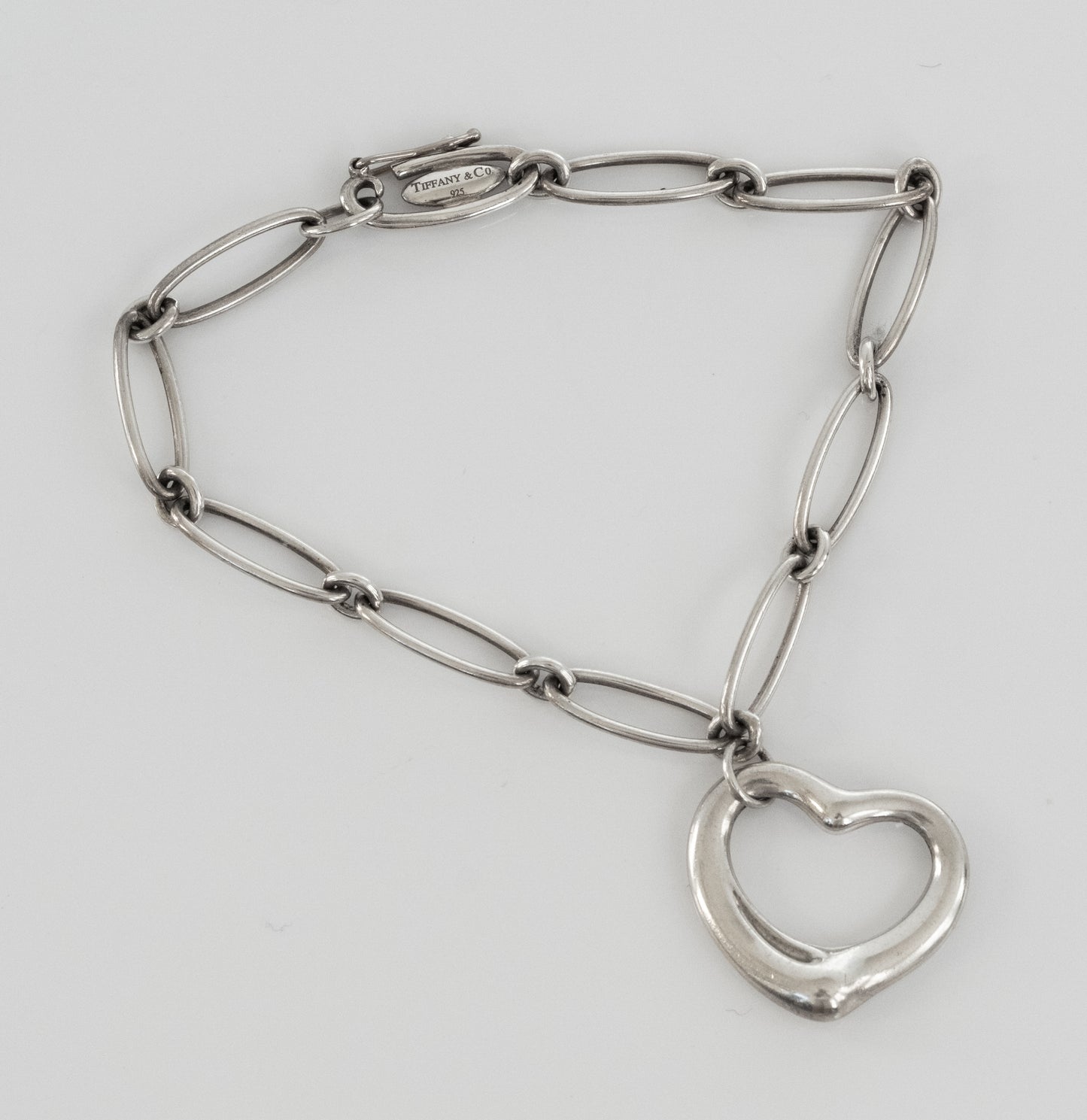 Tiffany & Co Elsa Peretti Vintage Sterling Open Heart Bracelet - Premium Bracelet from Tiffany & Co - Just $695! Shop now at All The Best Vintage