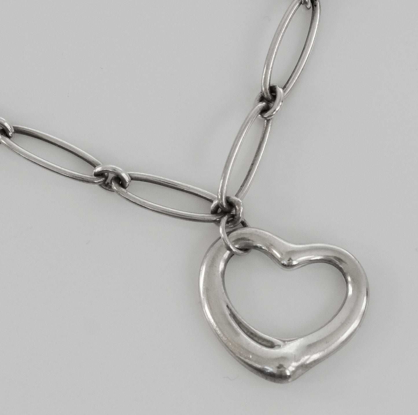 Tiffany & Co Elsa Peretti Vintage Sterling Open Heart Bracelet - Premium Bracelet from Tiffany & Co - Just $695! Shop now at All The Best Vintage