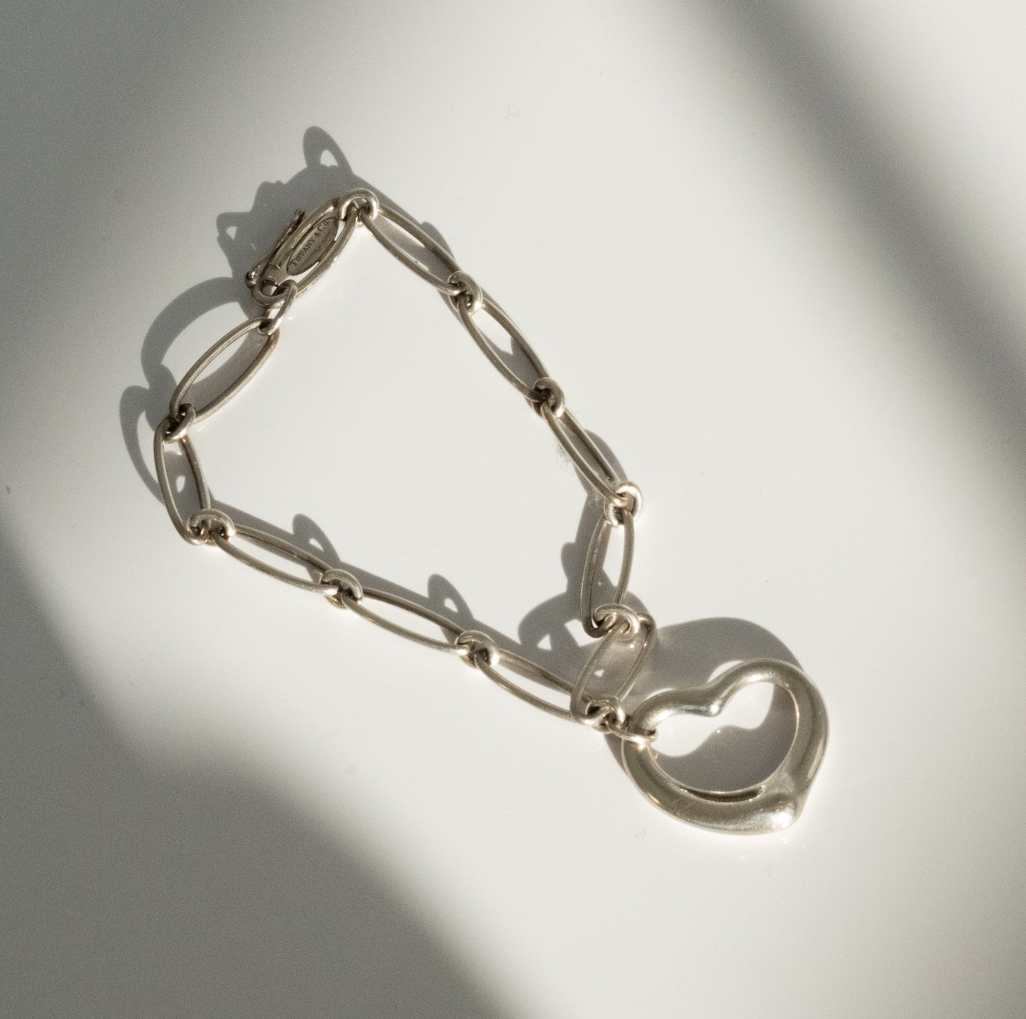 Tiffany & Co Elsa Peretti Vintage Sterling Open Heart Bracelet - Premium Bracelet from Tiffany & Co - Just $695! Shop now at All The Best Vintage