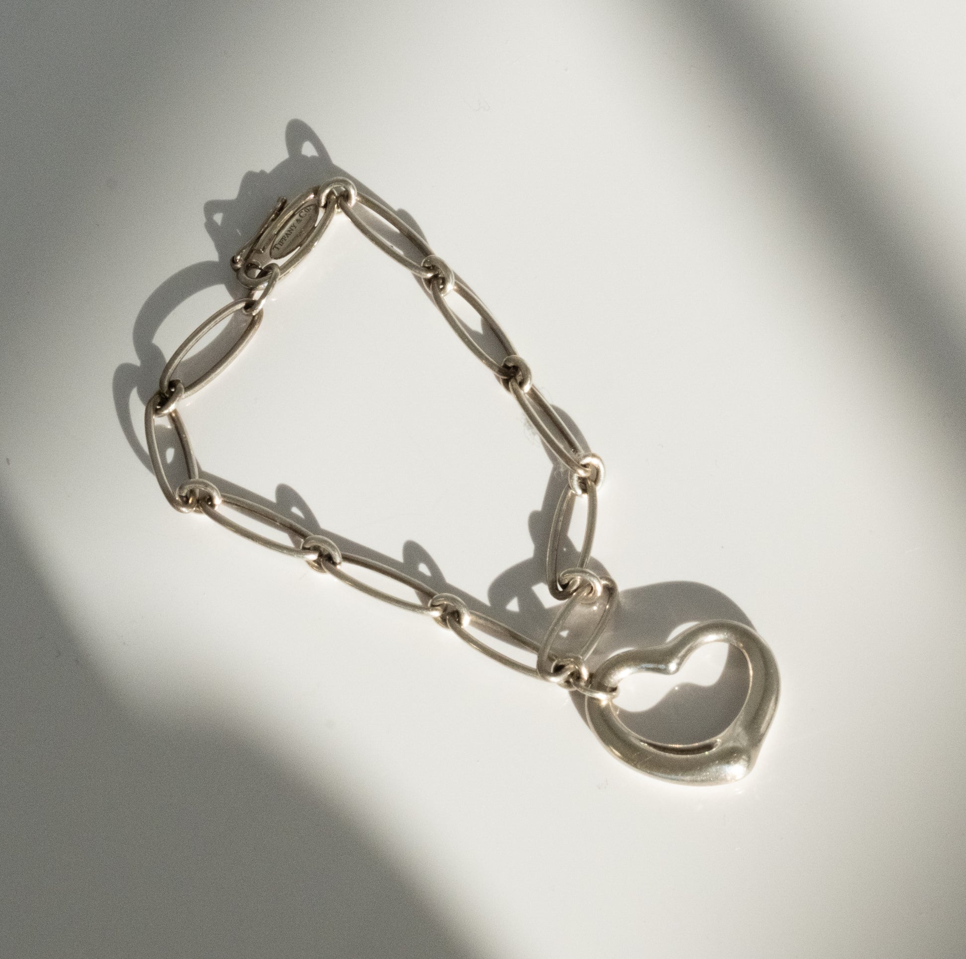 Tiffany & Co Elsa Peretti Vintage Sterling Open Heart Bracelet - Premium Bracelet from Tiffany & Co - Just $695! Shop now at All The Best Vintage