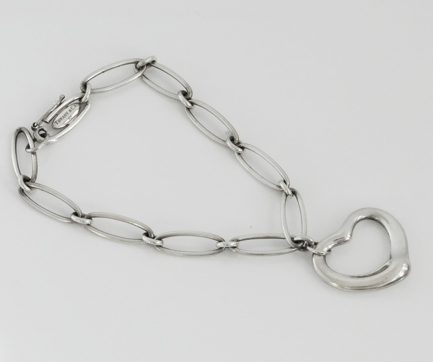 Tiffany & Co Elsa Peretti Vintage Sterling Open Heart Bracelet - Premium Bracelet from Tiffany & Co - Just $695! Shop now at All The Best Vintage