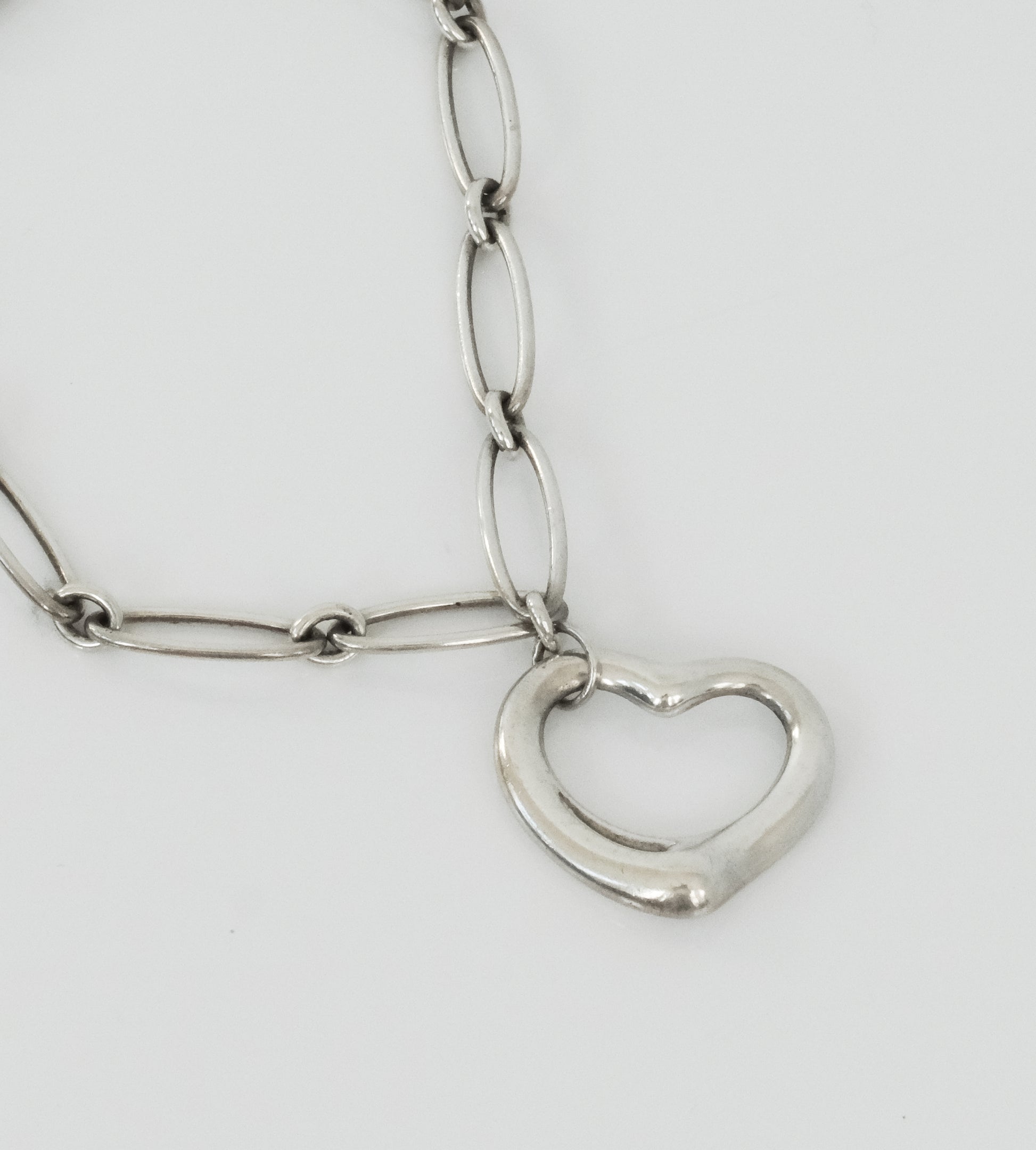 Tiffany & Co Elsa Peretti Vintage Sterling Open Heart Bracelet - Premium Bracelet from Tiffany & Co - Just $695! Shop now at All The Best Vintage