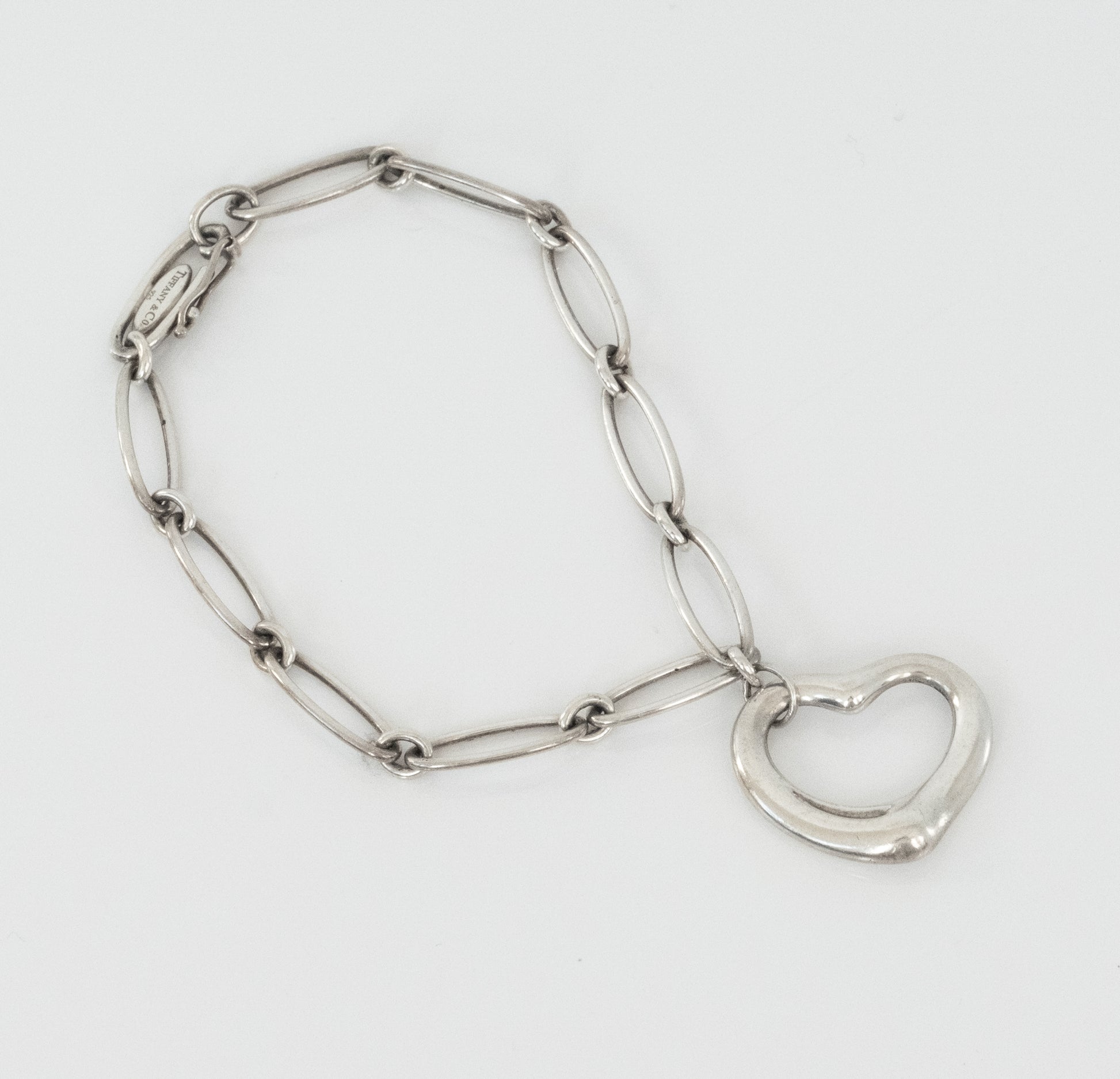 Tiffany & Co Elsa Peretti Vintage Sterling Open Heart Bracelet - Premium Bracelet from Tiffany & Co - Just $695! Shop now at All The Best Vintage