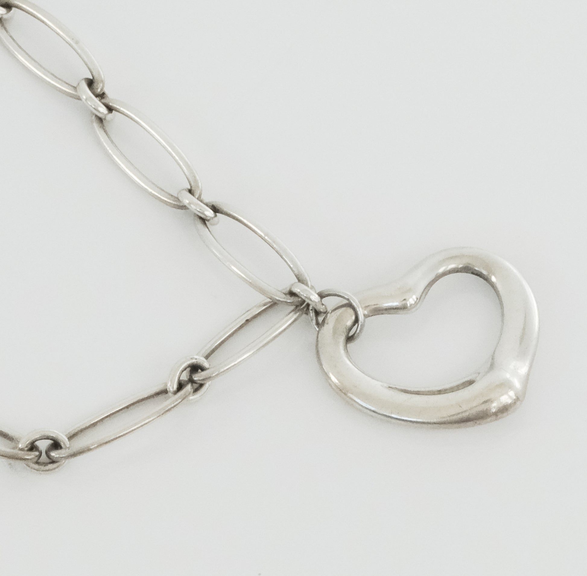 Tiffany & Co Elsa Peretti Vintage Sterling Open Heart Bracelet - Premium Bracelet from Tiffany & Co - Just $695! Shop now at All The Best Vintage