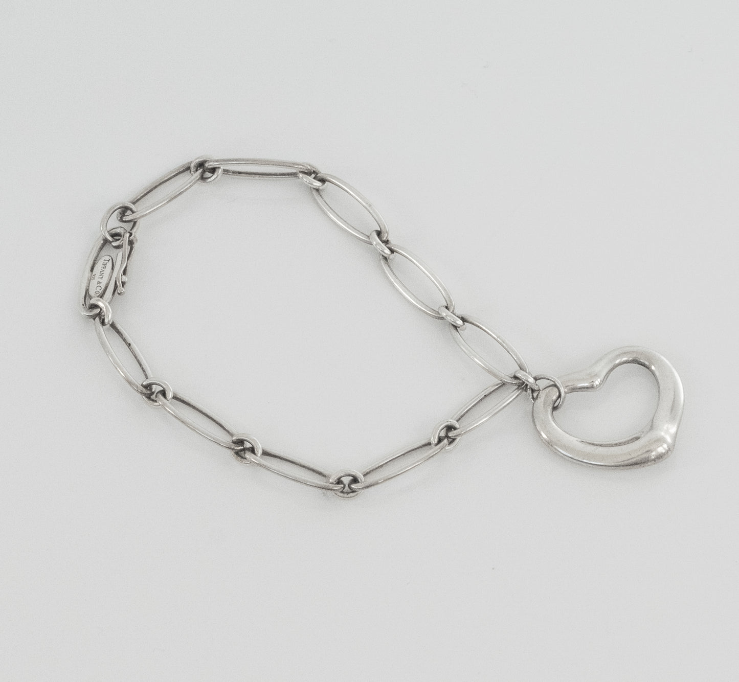 Tiffany & Co Elsa Peretti Vintage Sterling Open Heart Bracelet - Premium Bracelet from Tiffany & Co - Just $695! Shop now at All The Best Vintage