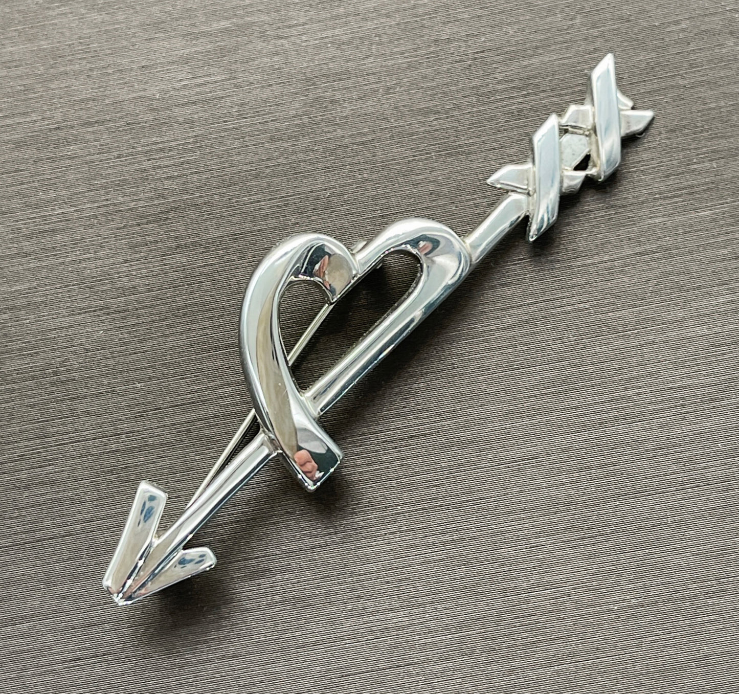 Tiffany & Co Picasso Sterling Heart and Arrow Pin Brooch - Premium Brooch from All The Best Vintage - Just $275! Shop now at All The Best Vintage
