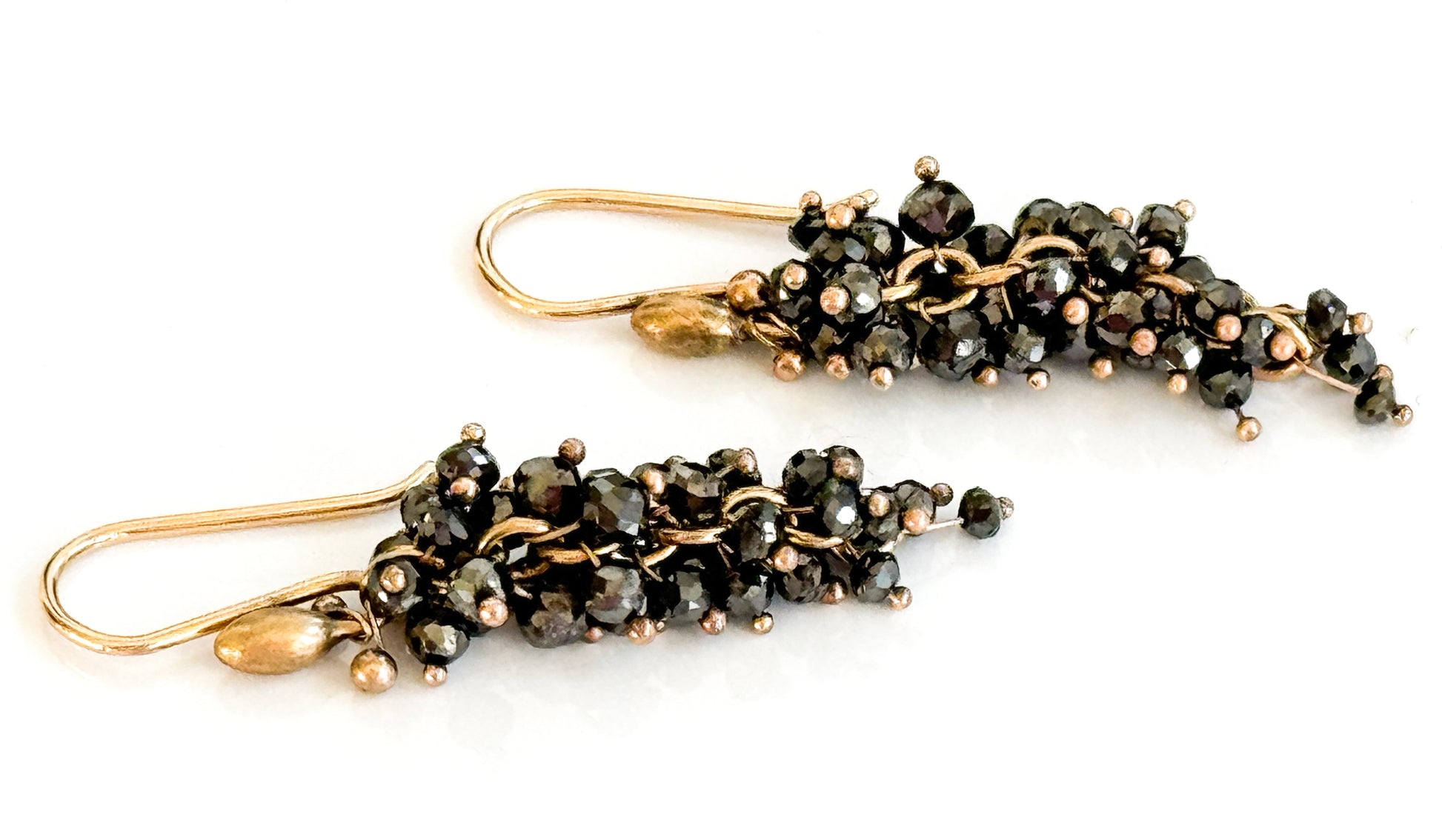 Ted Muehling Black Diamond Pussy Willow Earrings - Premium Earrings from All The Best Vintage - Just $3400! Shop now at All The Best Vintage