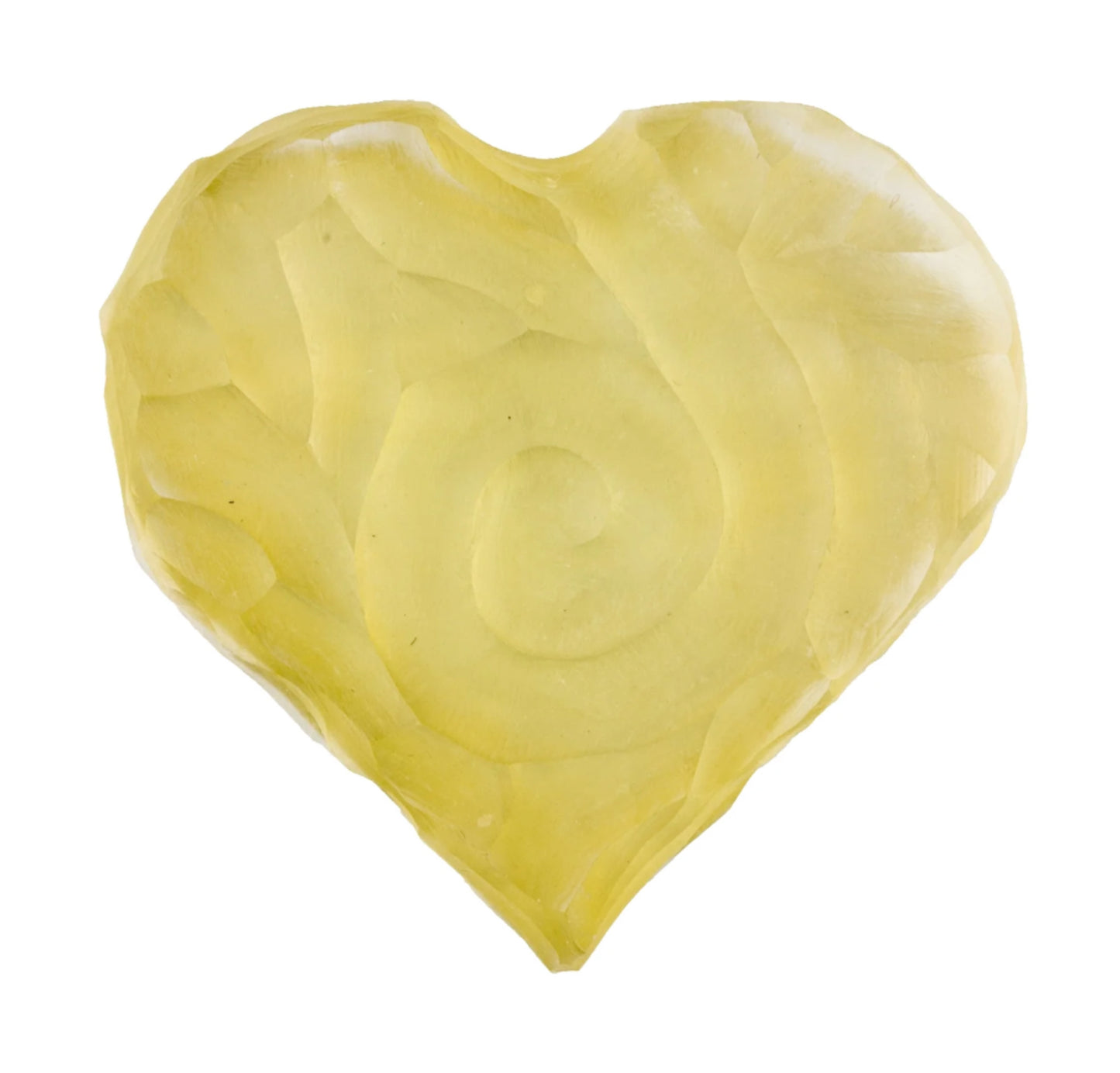 Alexis Bittar Lucite Gold Carved Heart Pin Brooch - Premium Brooch from All The Best Vintage - Just $125! Shop now at All The Best Vintage