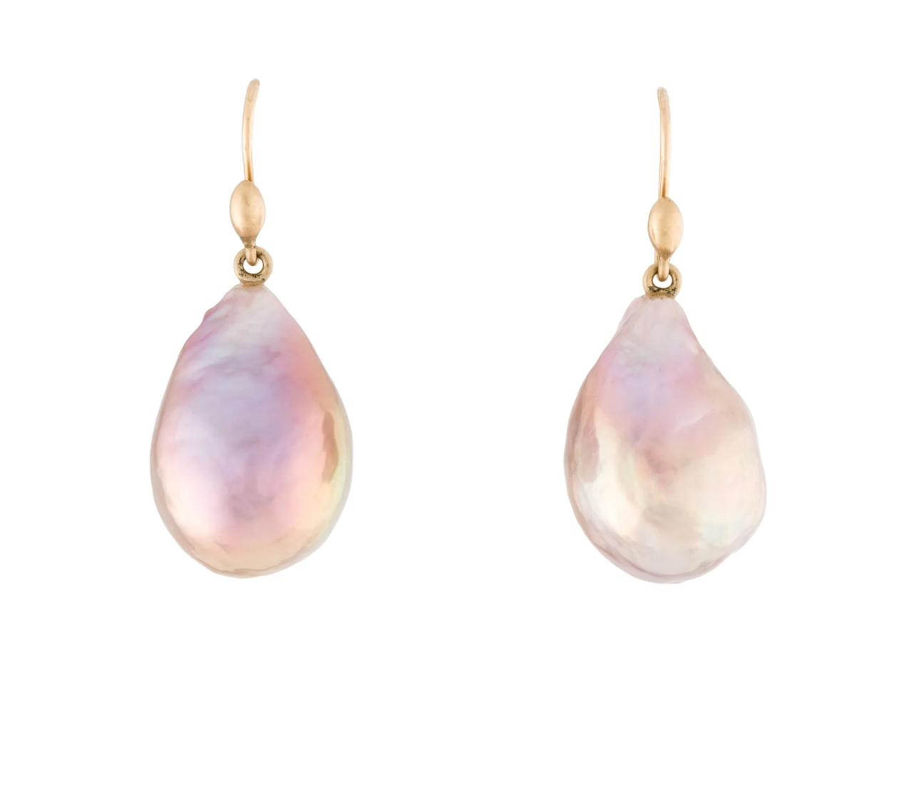 Ted Muehling 14K Large Baroque Pearl Earrings - Premium Earrings from All The Best Vintage - Just $1600! Shop now at All The Best Vintage