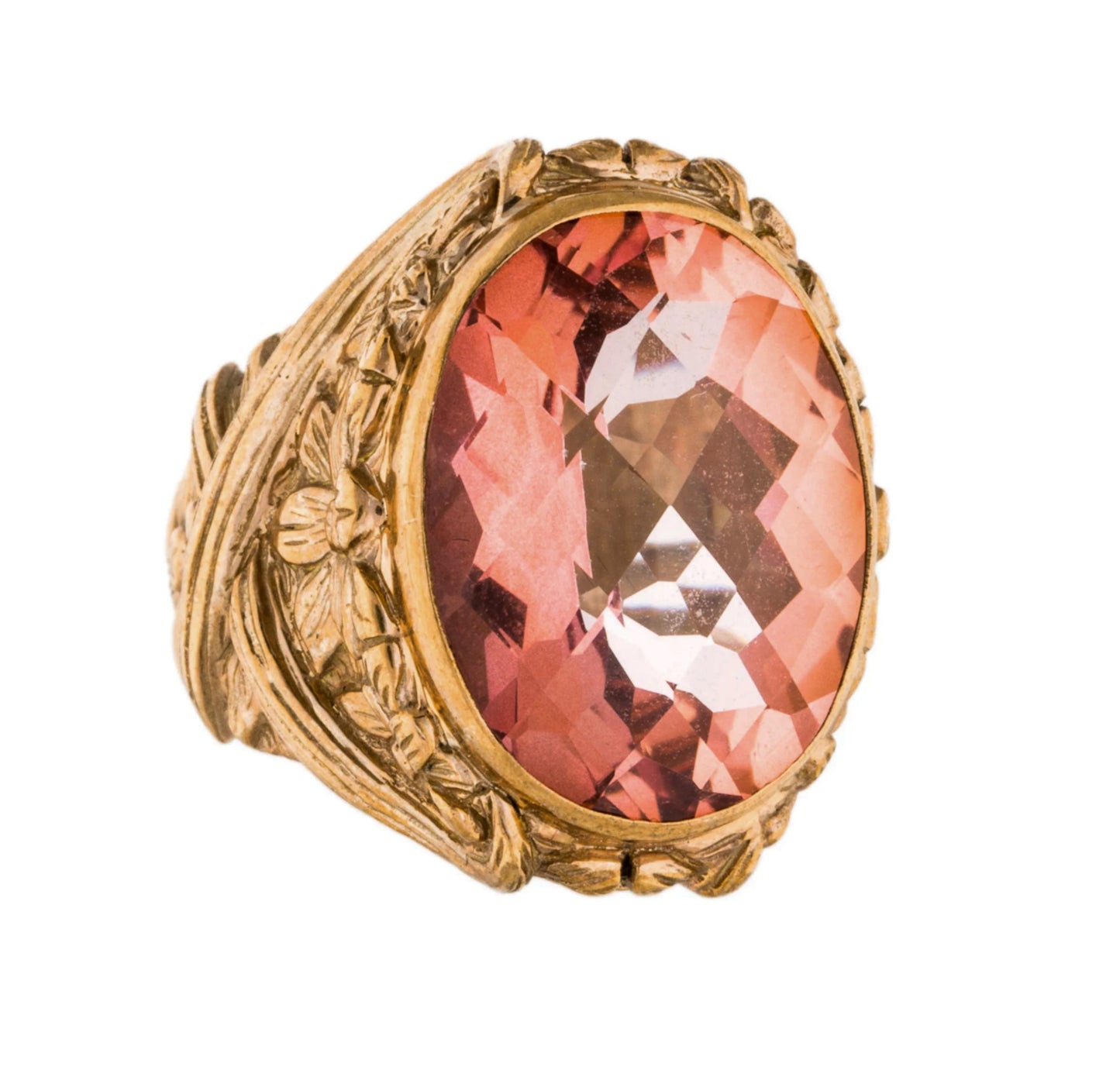 Stephen Dweck Bronze Pink Topaz Ring - Premium Ring from All The Best Vintage - Just $295! Shop now at All The Best Vintage