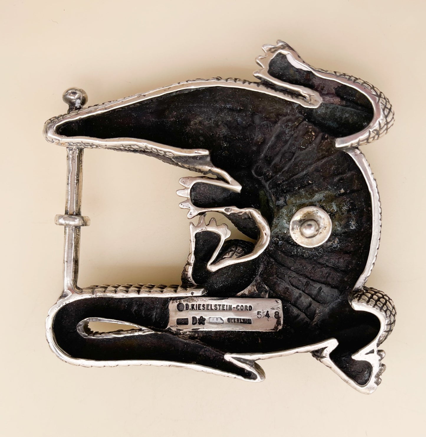 Kieselstein Cord Grand Alligator Belt Buckle - Premium  from All The Best Vintage - Just $995! Shop now at All The Best Vintage