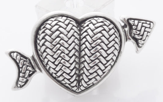 Barry Kieselstein-Cord Heart and Arrow Belt Buckle - Sterling Silver - Premium  from All The Best Vintage - Just $595! Shop now at All The Best Vintage