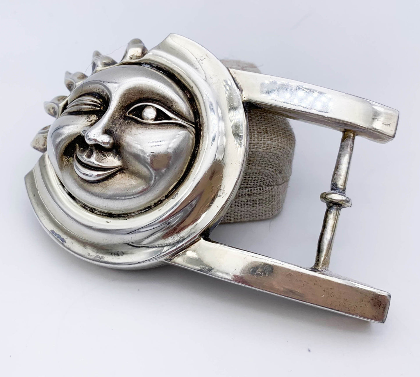 Kieselstein Cord Sun Sterling Silver Buckle - Premium  from All The Best Vintage - Just $595! Shop now at All The Best Vintage